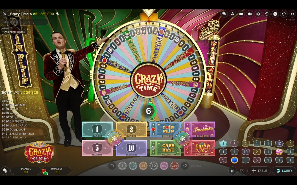 Crazy Time Game Live